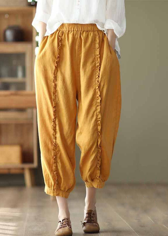 A Vintage Style Pants with Delicate Timeless Details