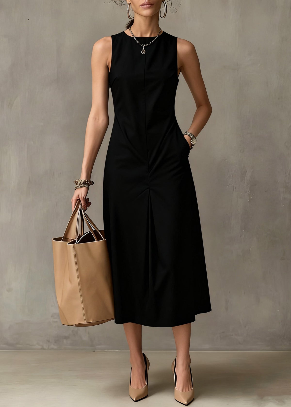Elegantly Styled Dress for Everyday Wear