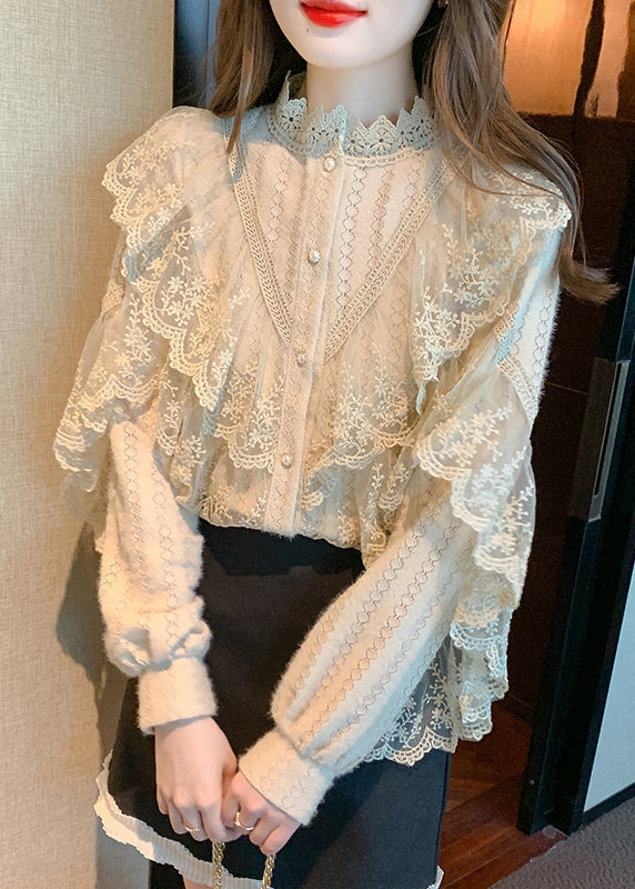 A Vintage Style Shirt with Delicate Timeless Details