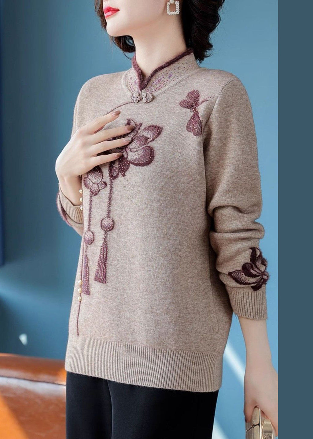 Gracefully Styled Sweater for Any Occasion