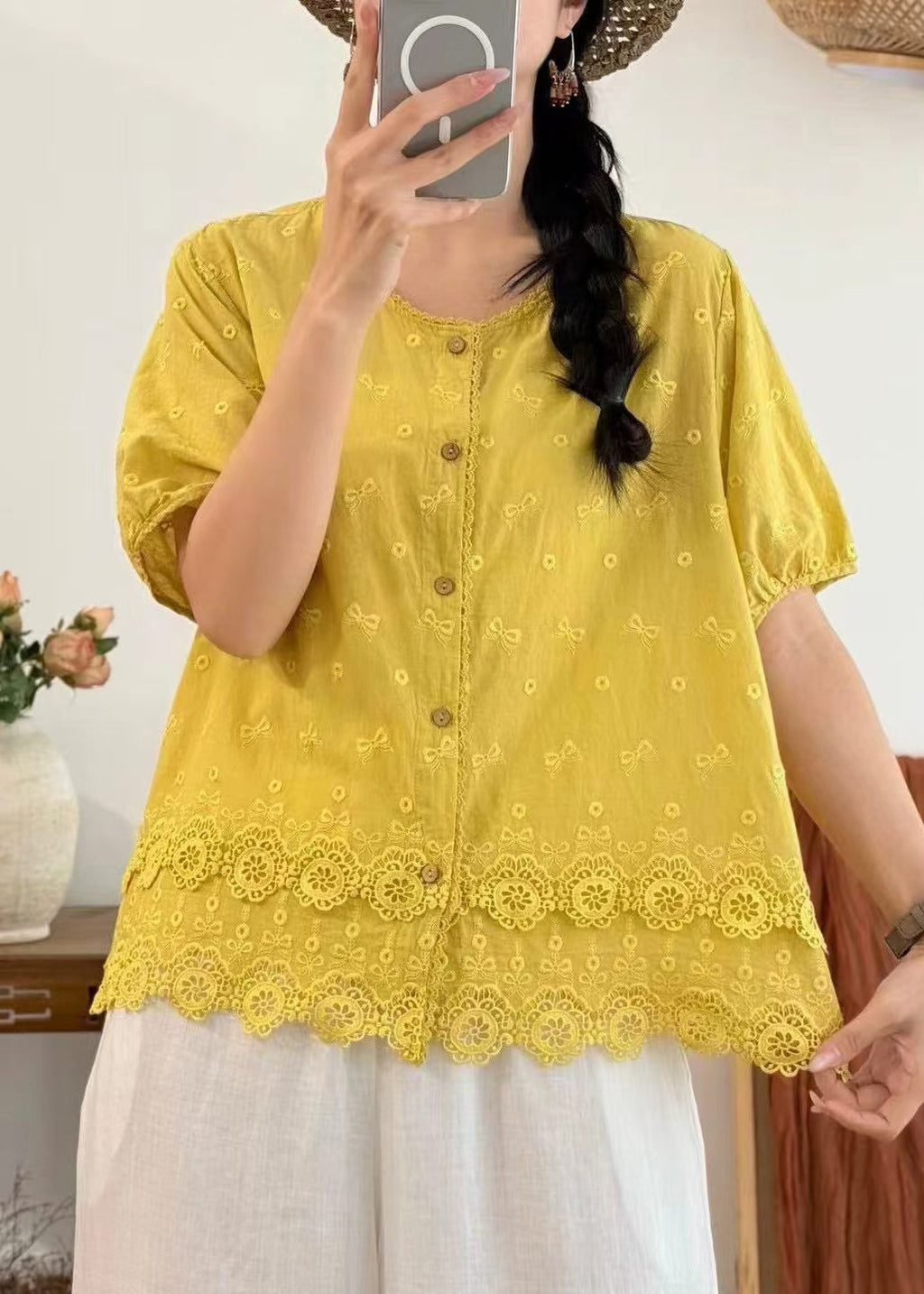 Vintage Inspired Blouse with a Contemporary Edge