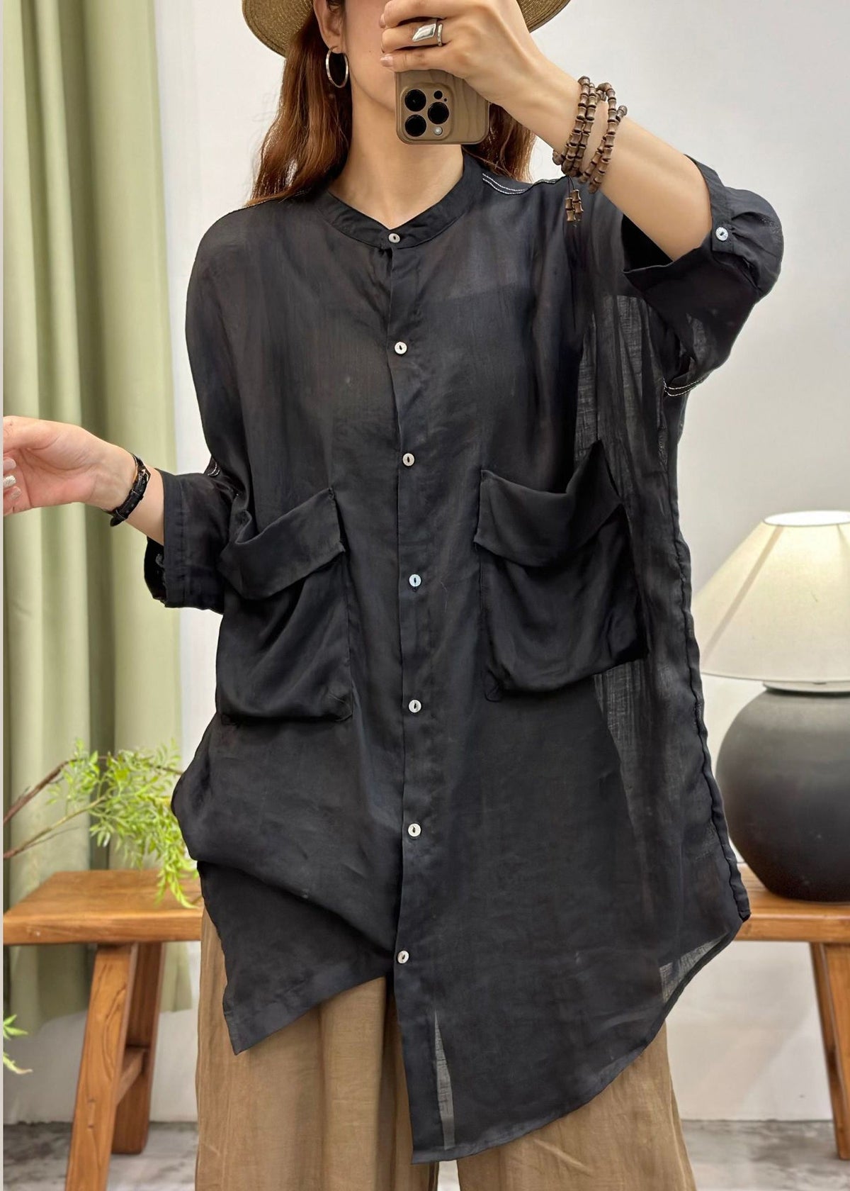 A Vintage Style Shirt with Delicate Timeless Details