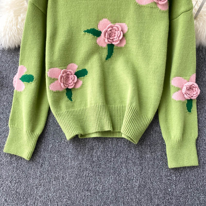 A Vintage Style Sweater with Delicate Timeless Details