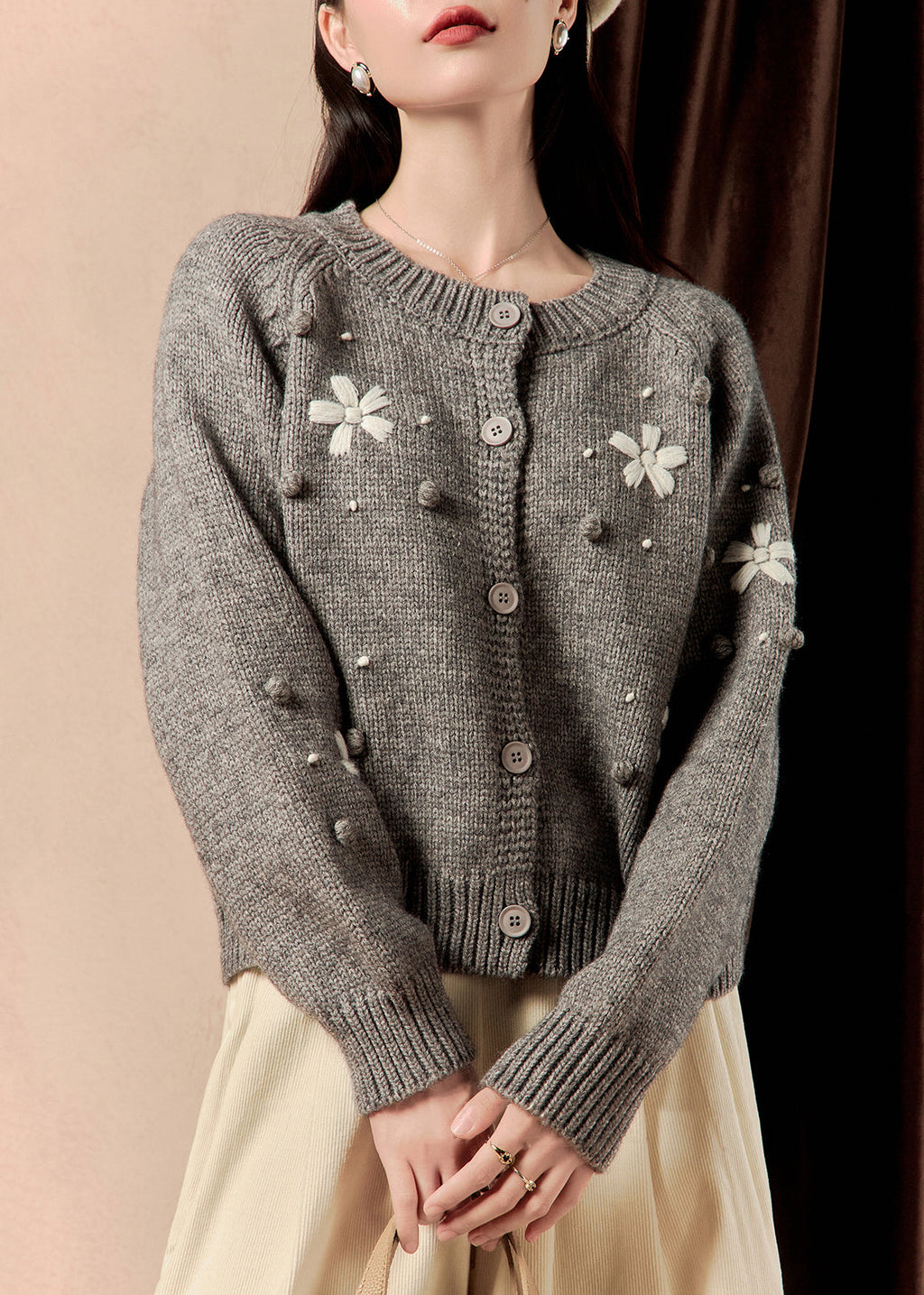 Vintage Inspired Cardigan with a Contemporary Edge