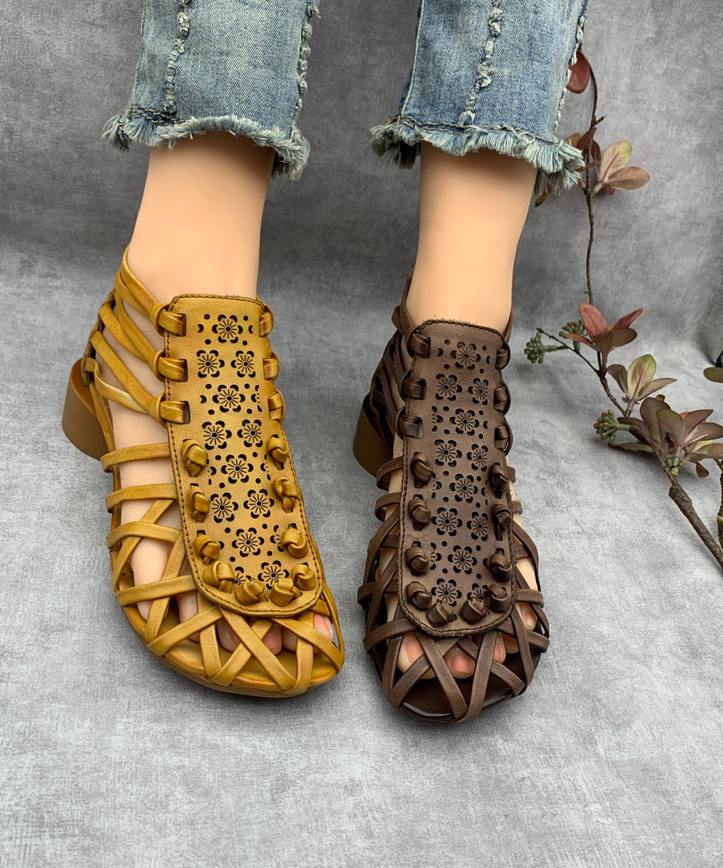 Vintage Inspired Orthopedic Sandals
