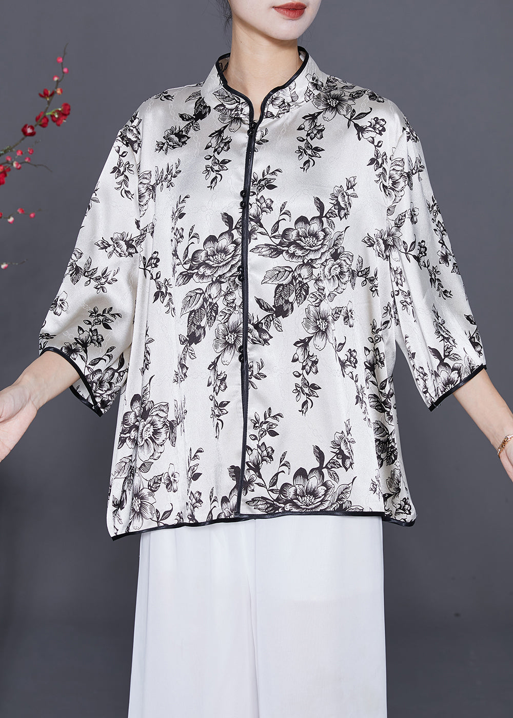 A Vintage Style Blouse with Delicate Timeless Details