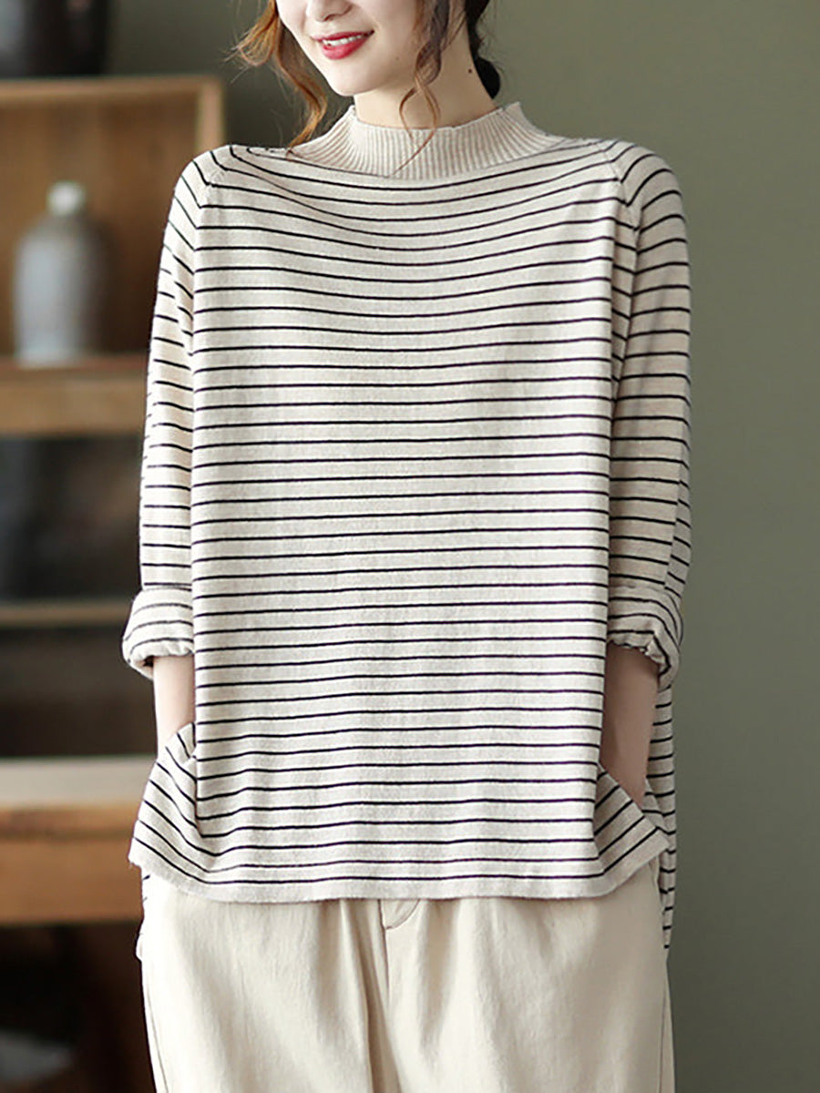 A Vintage Style Sweater with Delicate Timeless Details