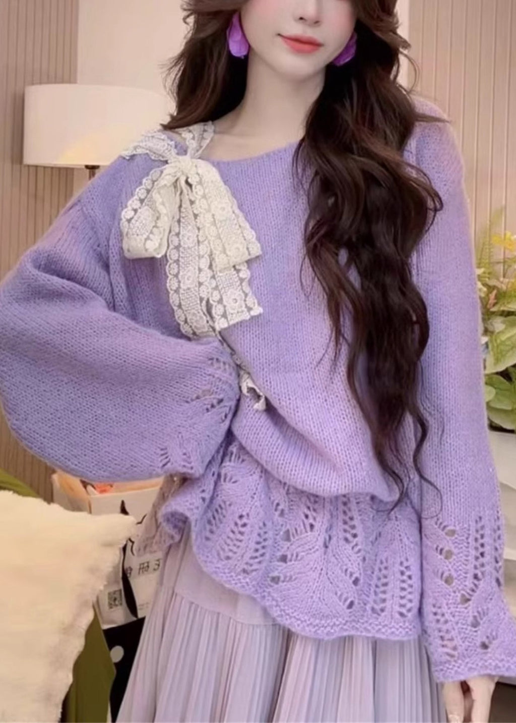 Vintage Inspired Sweater with a Contemporary Edge