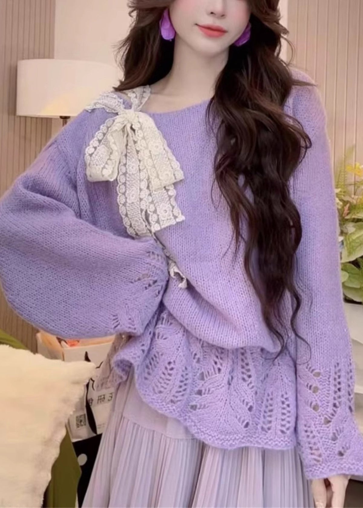 Vintage Inspired Sweater with a Contemporary Edge