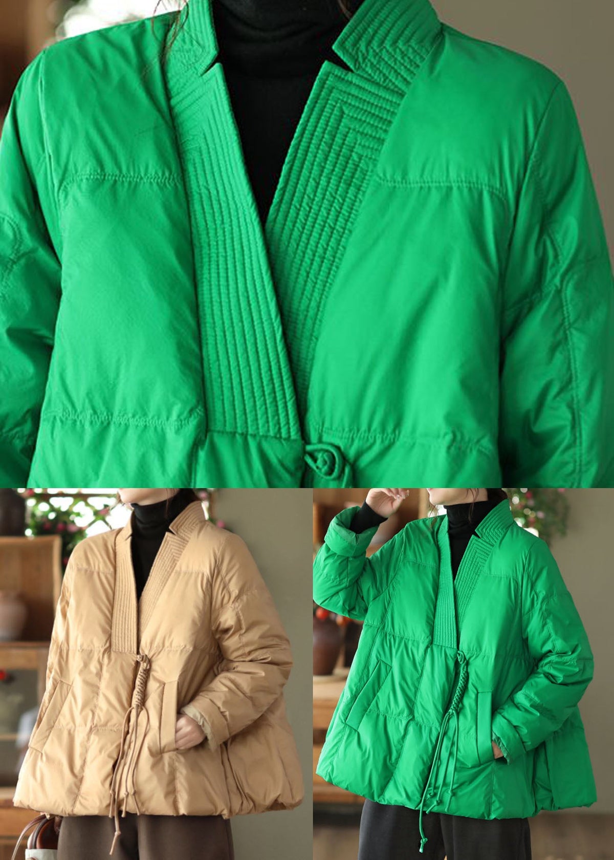 A Vintage Style Coat with Delicate Timeless Details