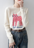 A Vintage Style Sweater with Delicate Timeless Details
