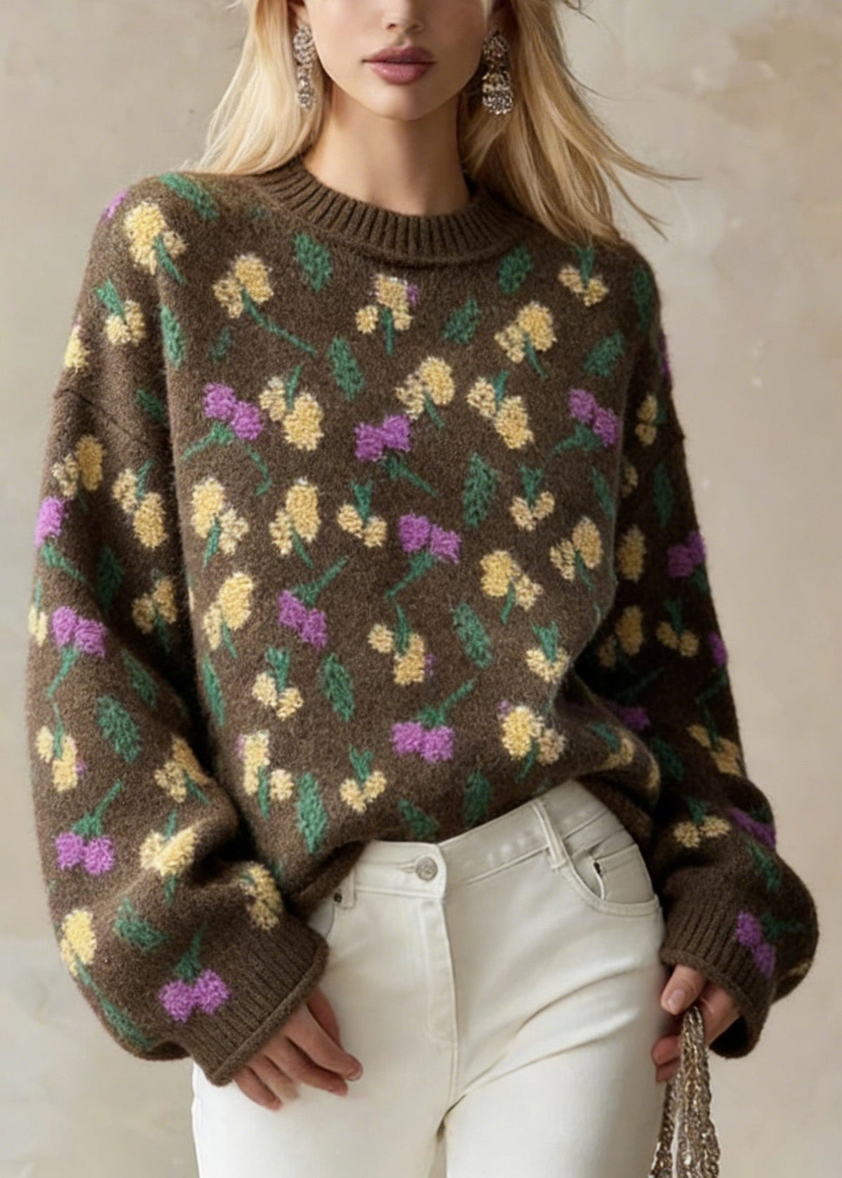 Classic Vintage Sweater with a Flattering Fit