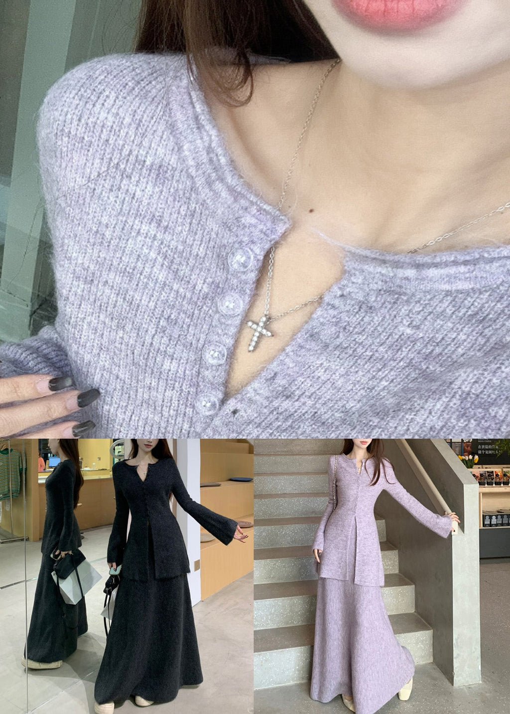 Well Tailored Sweater with a Graceful Silhouette