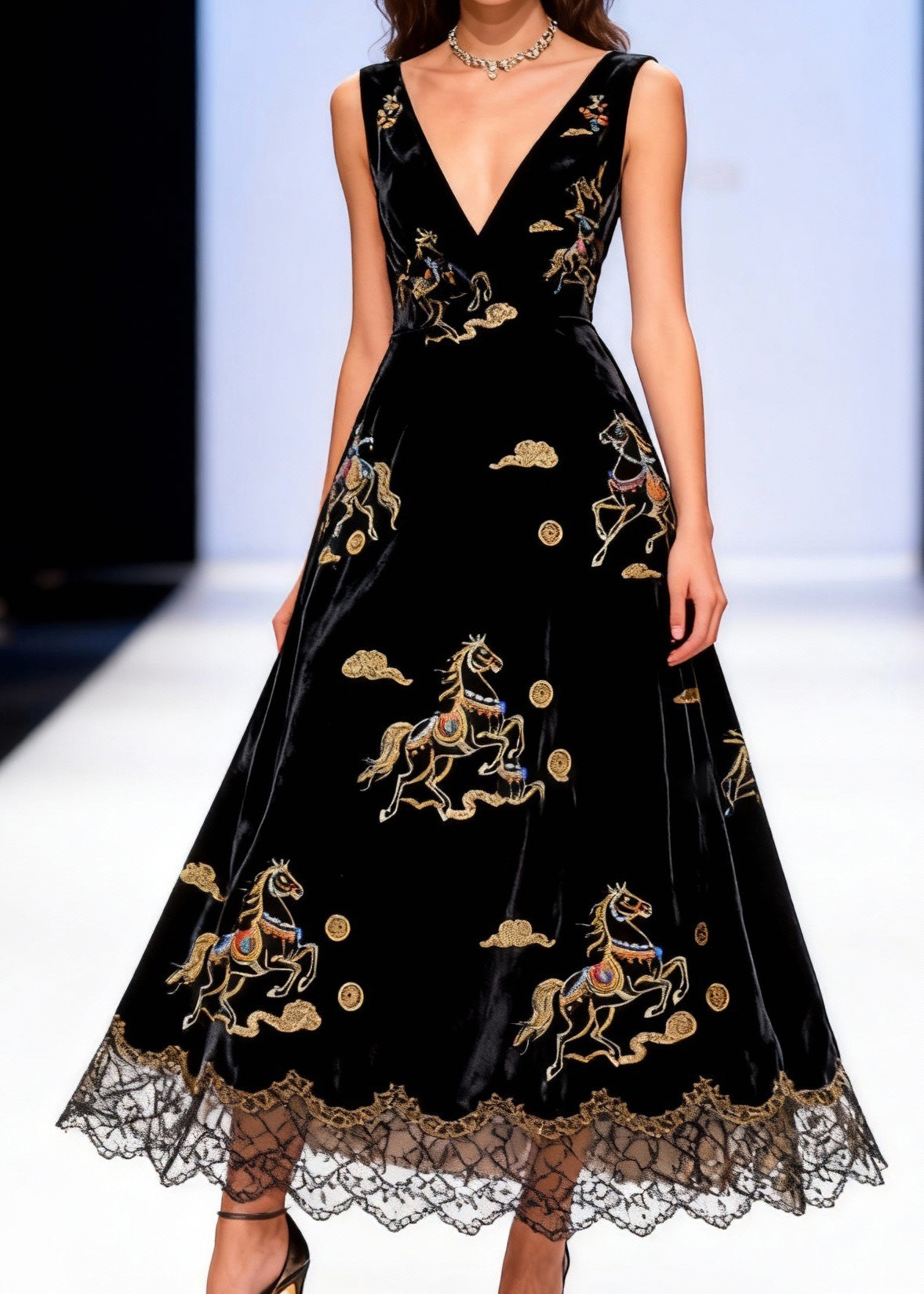 Well Tailored Dress with a Graceful Silhouette