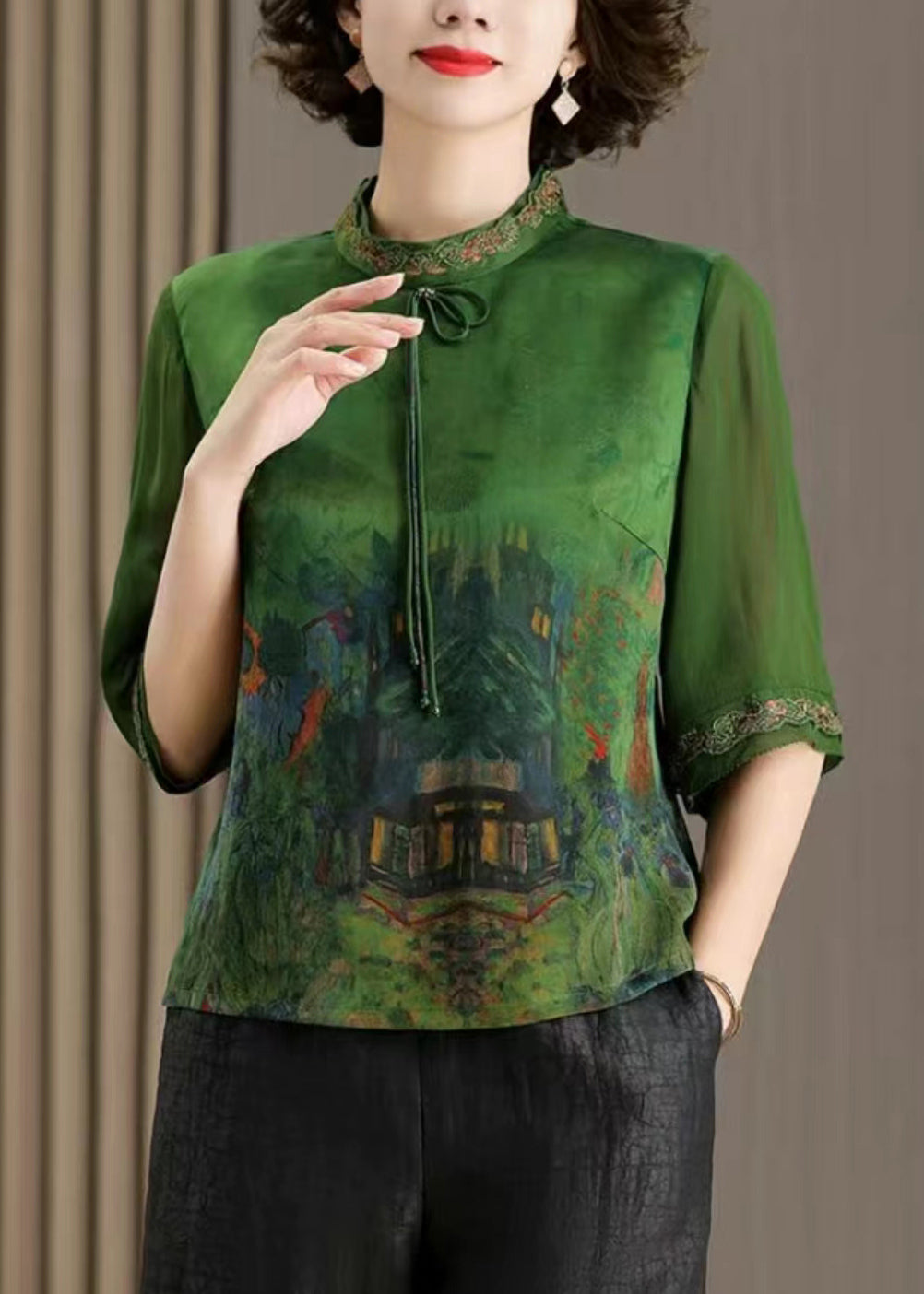A Vintage Style Top with Delicate Timeless Details