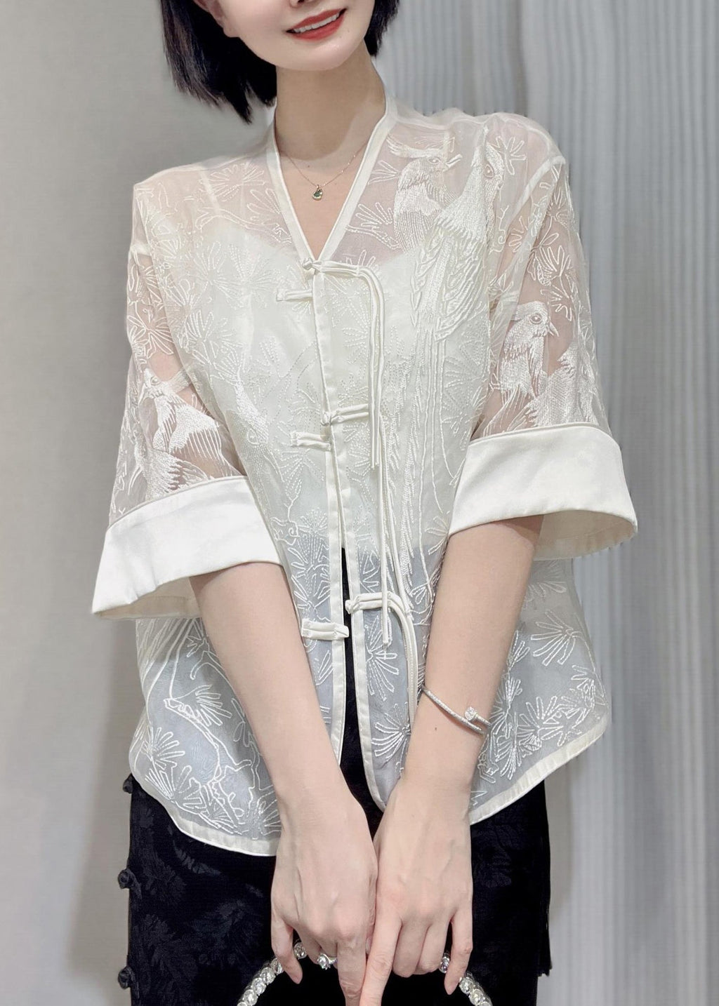 Beautifully Balanced Blouse with Timeless Character