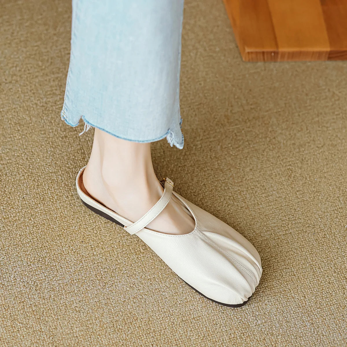 Classic Orthopedic Flats with Timeless Style