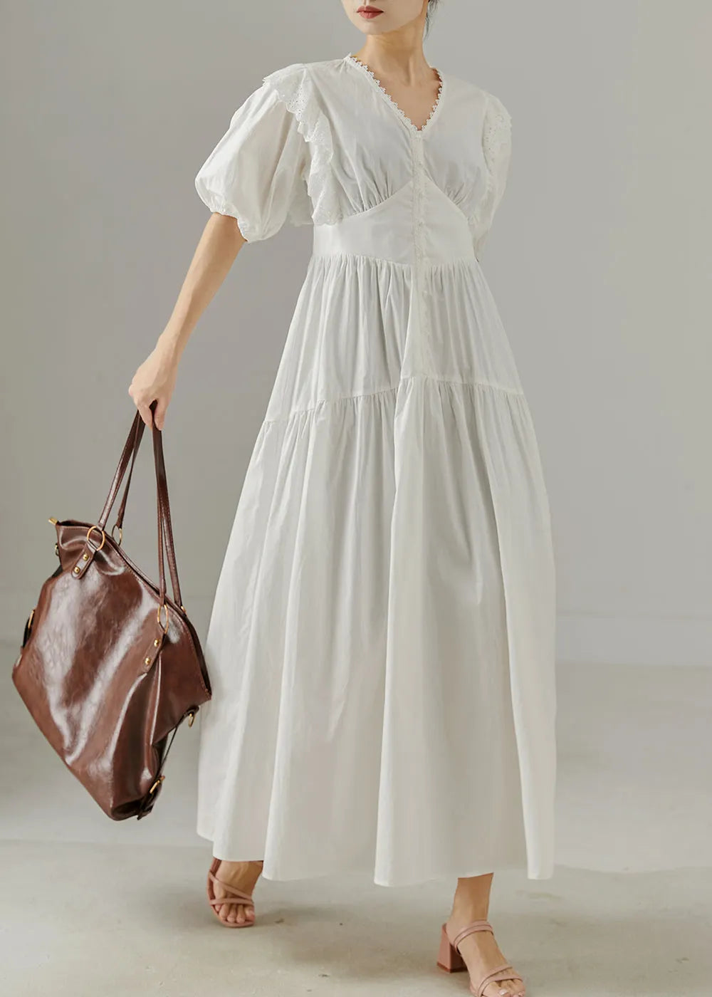 A Vintage Style Dress with Delicate Timeless Details