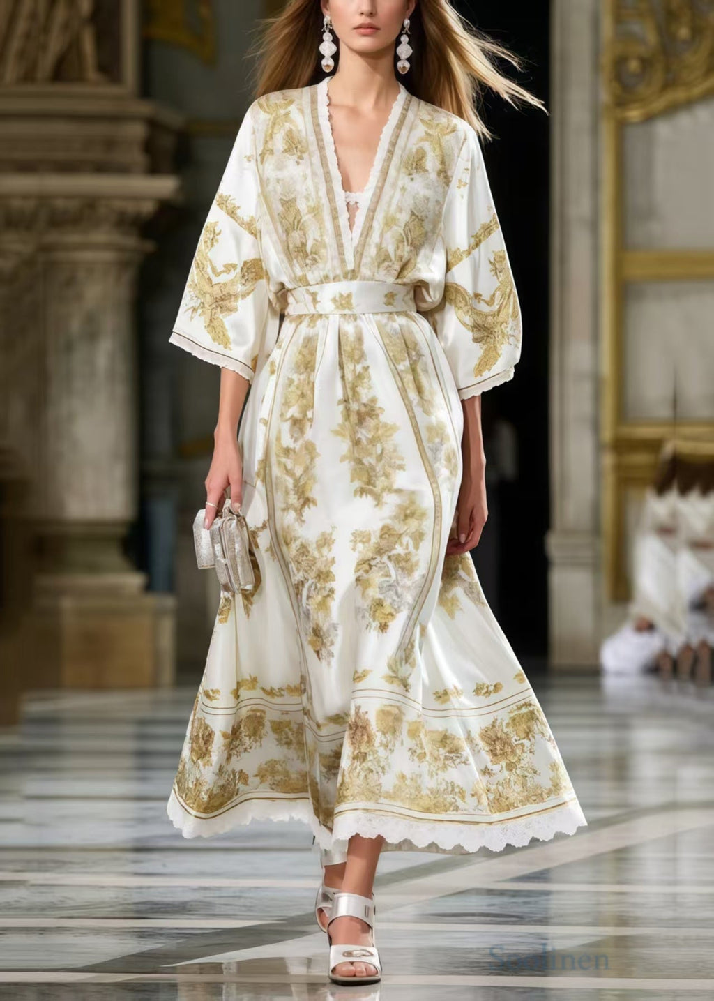 A Vintage Style Dress with Delicate Timeless Details