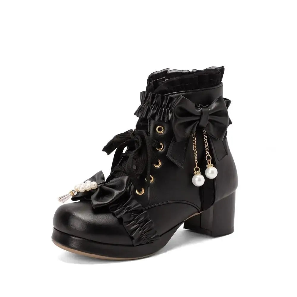 Vintage Inspired Orthopedic Boots