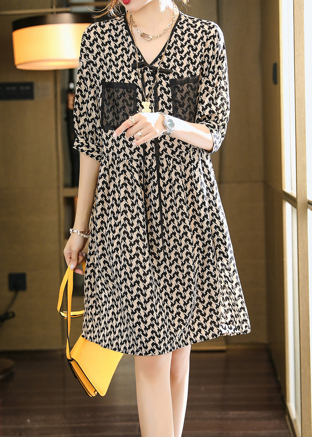 A Vintage Style Dress with Delicate Timeless Details