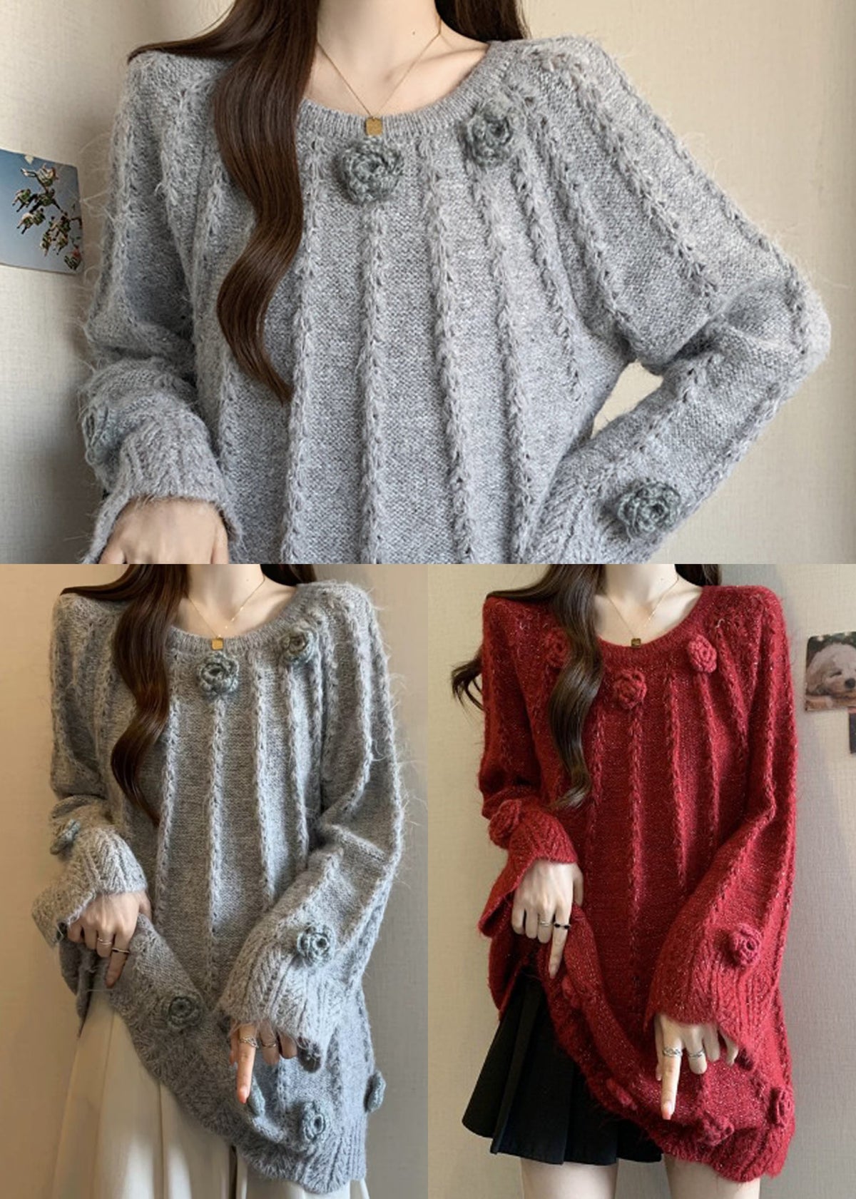 Classic Vintage Sweater with a Flattering Fit