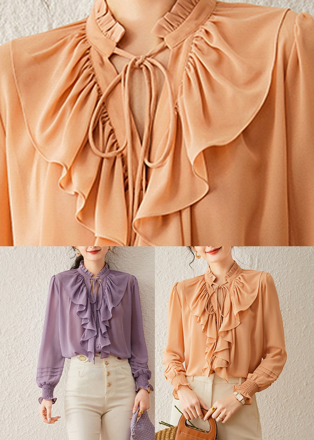 Well Tailored Top with a Graceful Silhouette