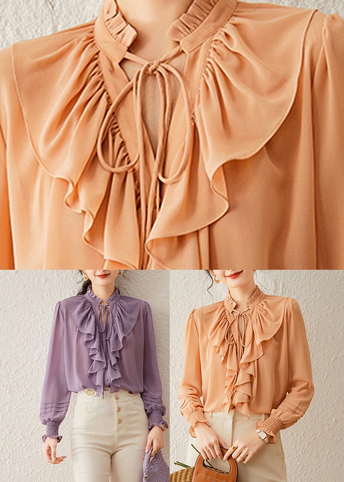 Well Tailored Top with a Graceful Silhouette