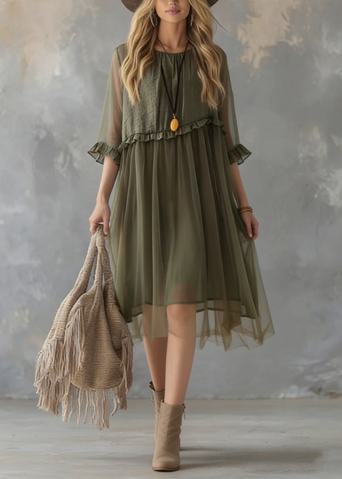 Elegantly Styled Dress for Everyday Wear