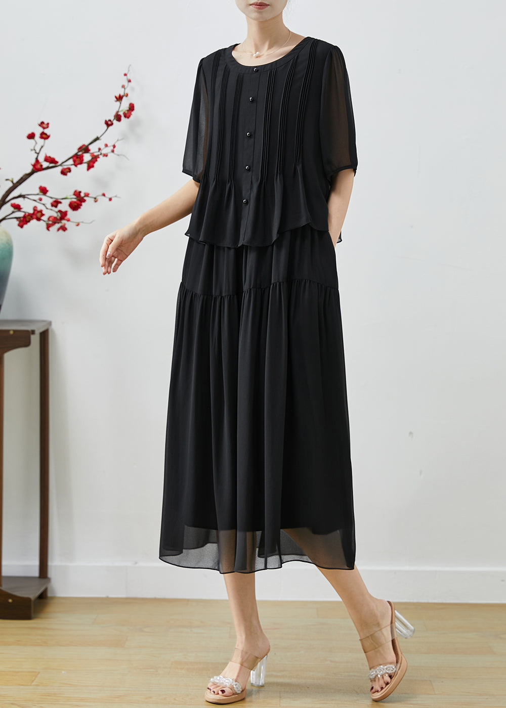 A Vintage Style Dress with Delicate Timeless Details