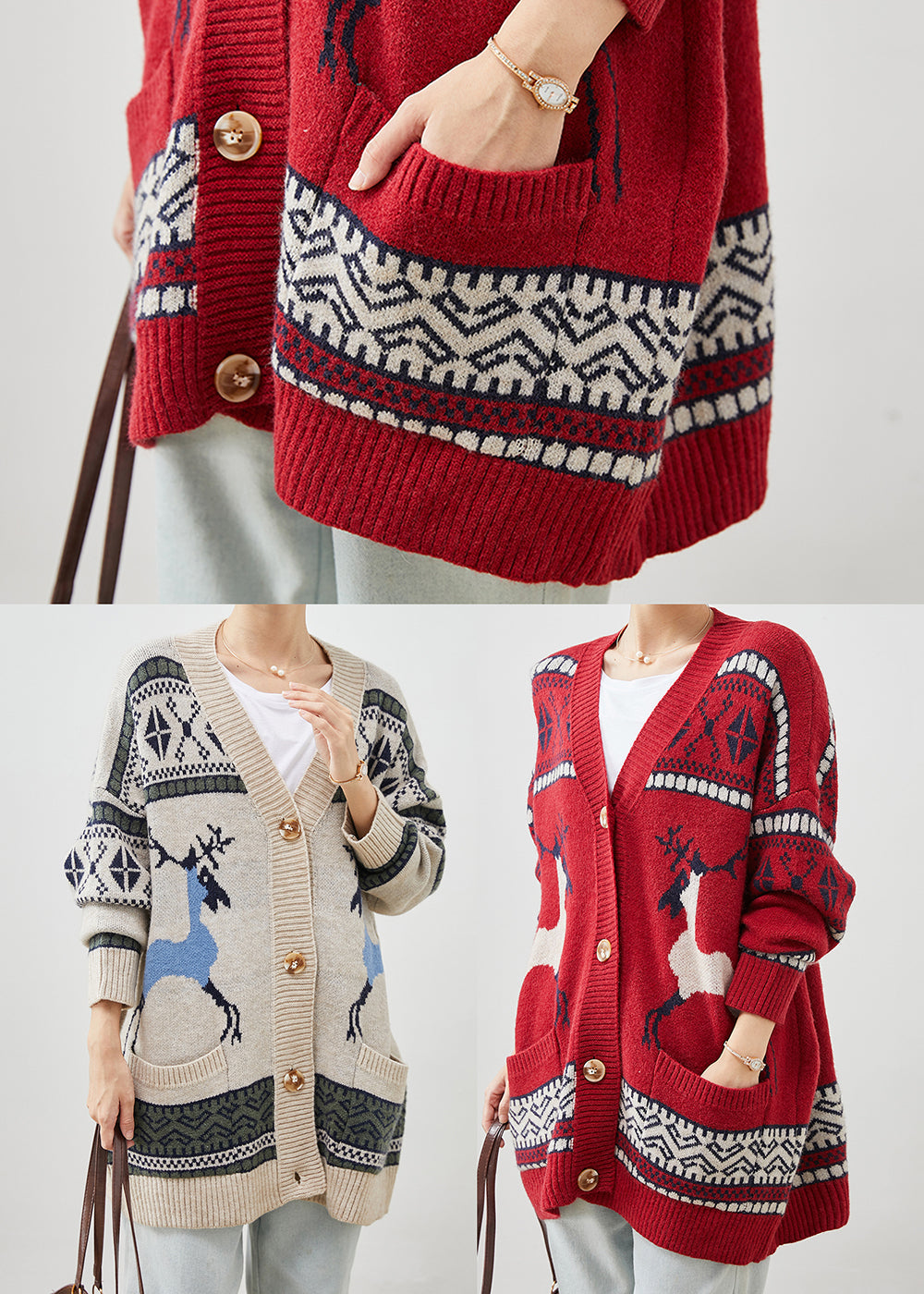 A Vintage Style Cardigan with Delicate Timeless Details