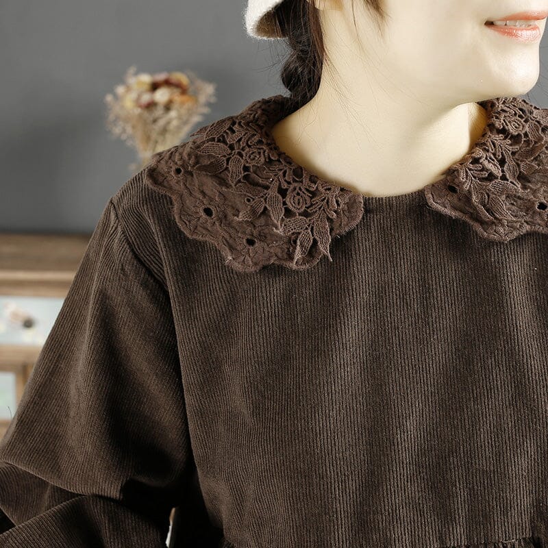 A Vintage Style Sweater with Delicate Timeless Details