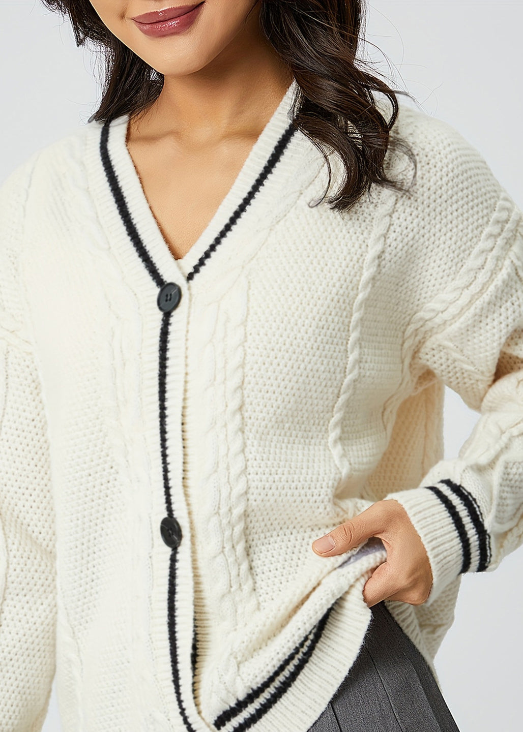 A Vintage Style Cardigan with Delicate Timeless Details