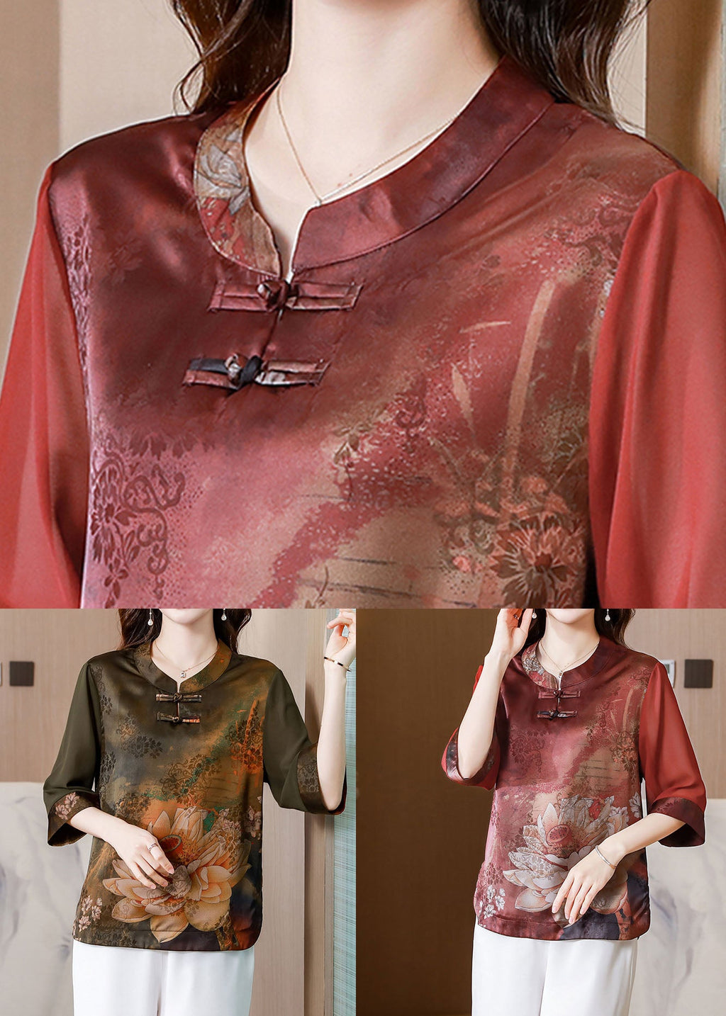 Vintage Inspired Blouse with a Contemporary Edge