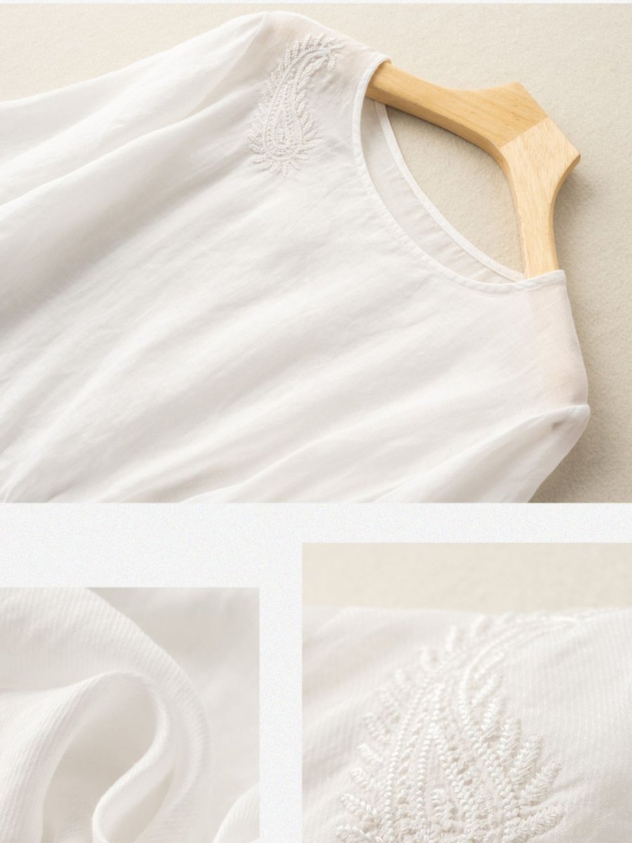 A Vintage Style Top with Delicate Timeless Details
