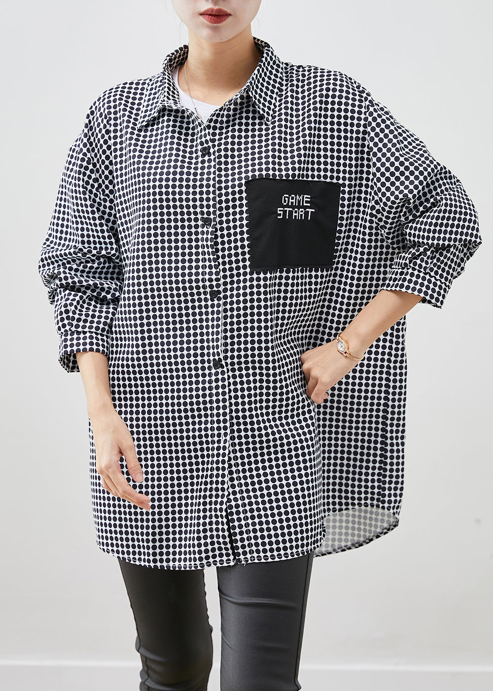 Classic Vintage Blouse with a Flattering Fit
