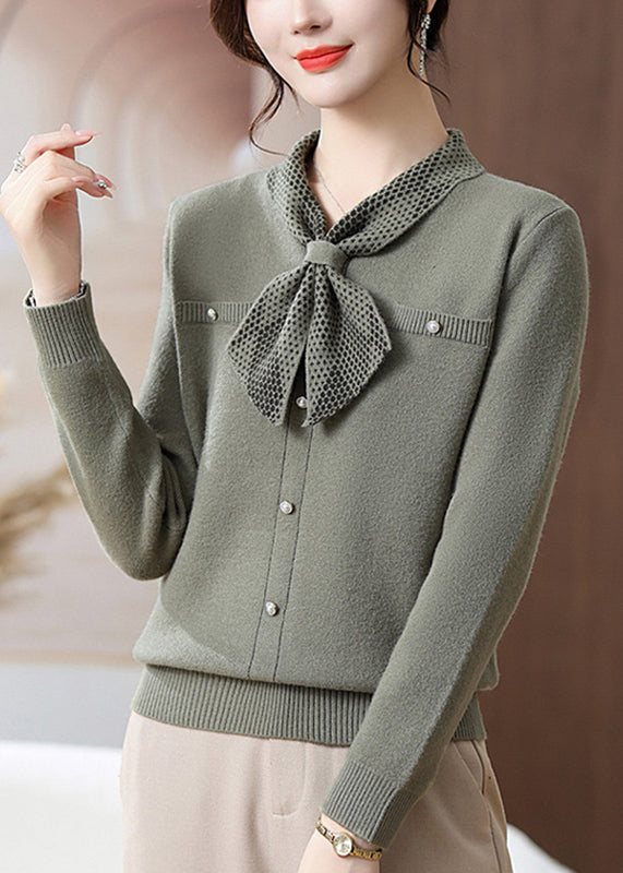 A Vintage Style Sweater with Delicate Timeless Details