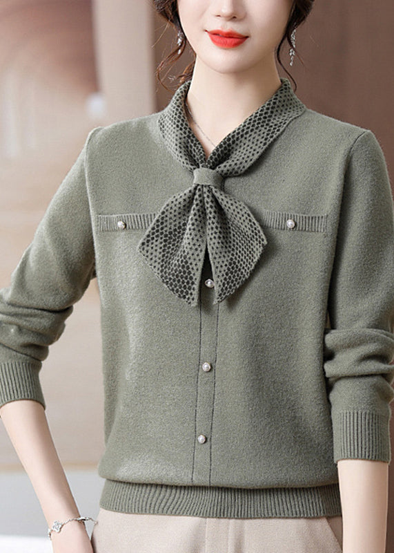 A Vintage Style Sweater with Delicate Timeless Details