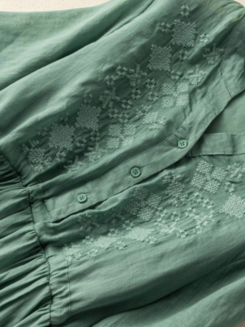 A Vintage Style Dress with Delicate Timeless Details