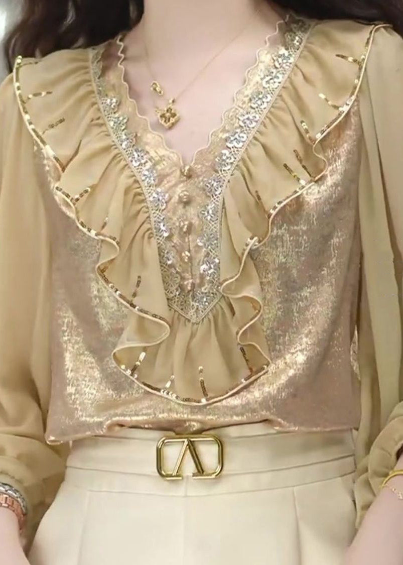 A Vintage Style Shirt with Delicate Timeless Details