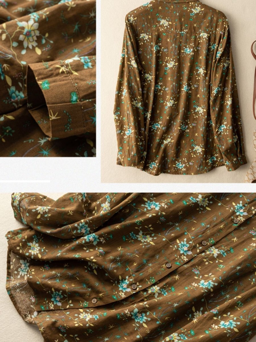 Classic Vintage Blouse with a Flattering Fit