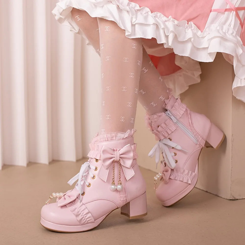Vintage Inspired Orthopedic Boots
