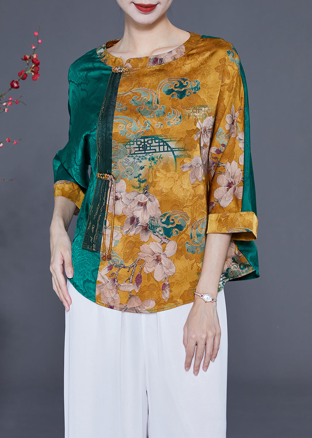 Gracefully Styled Top for Any Occasion