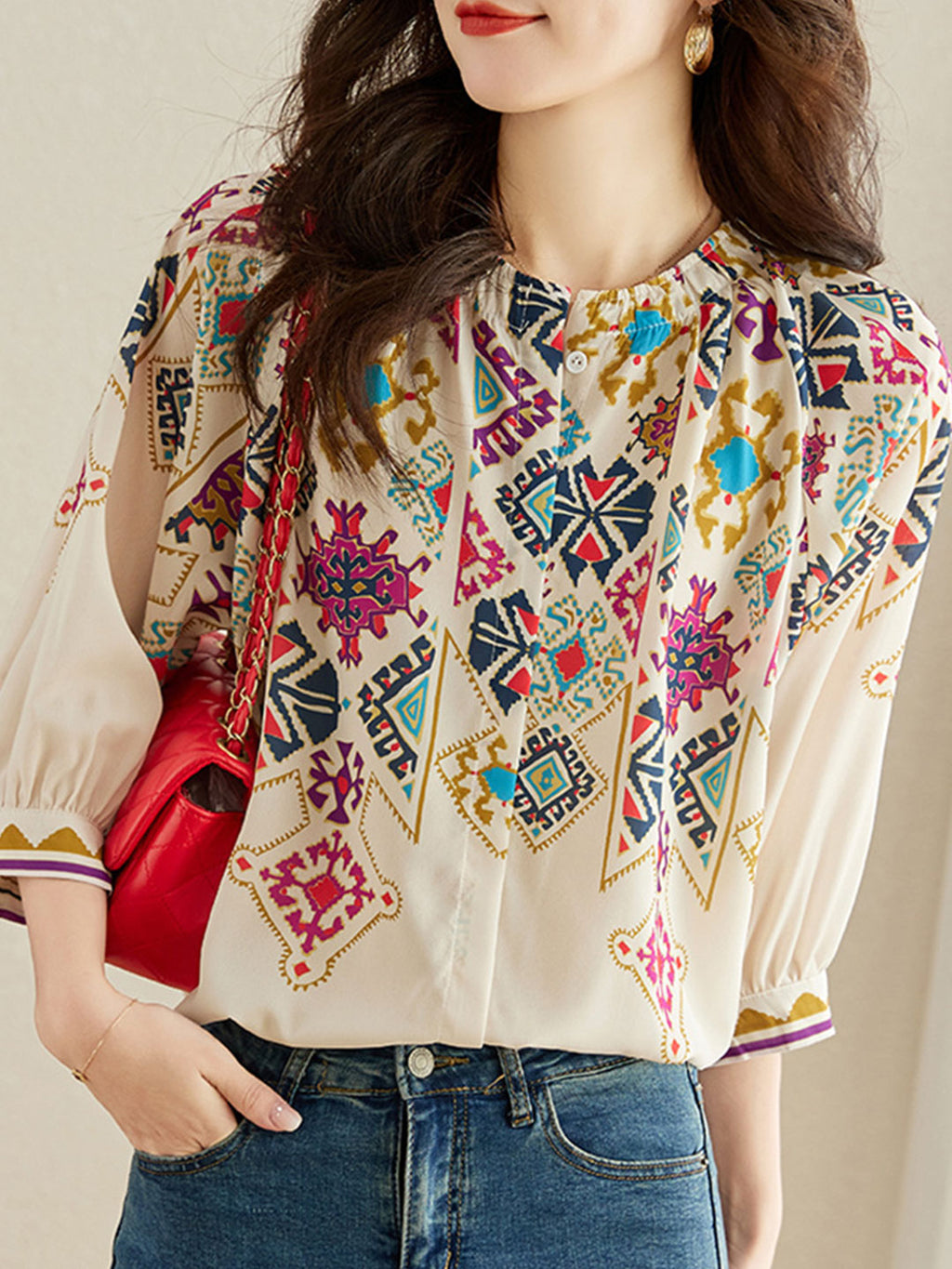 A Vintage Style Top with Delicate Timeless Details