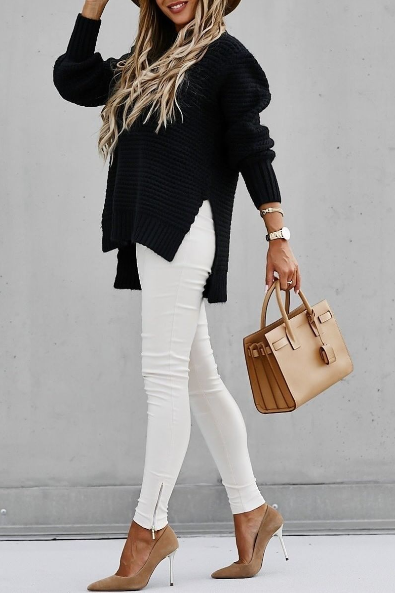 A Vintage Style Sweater with Delicate Timeless Details