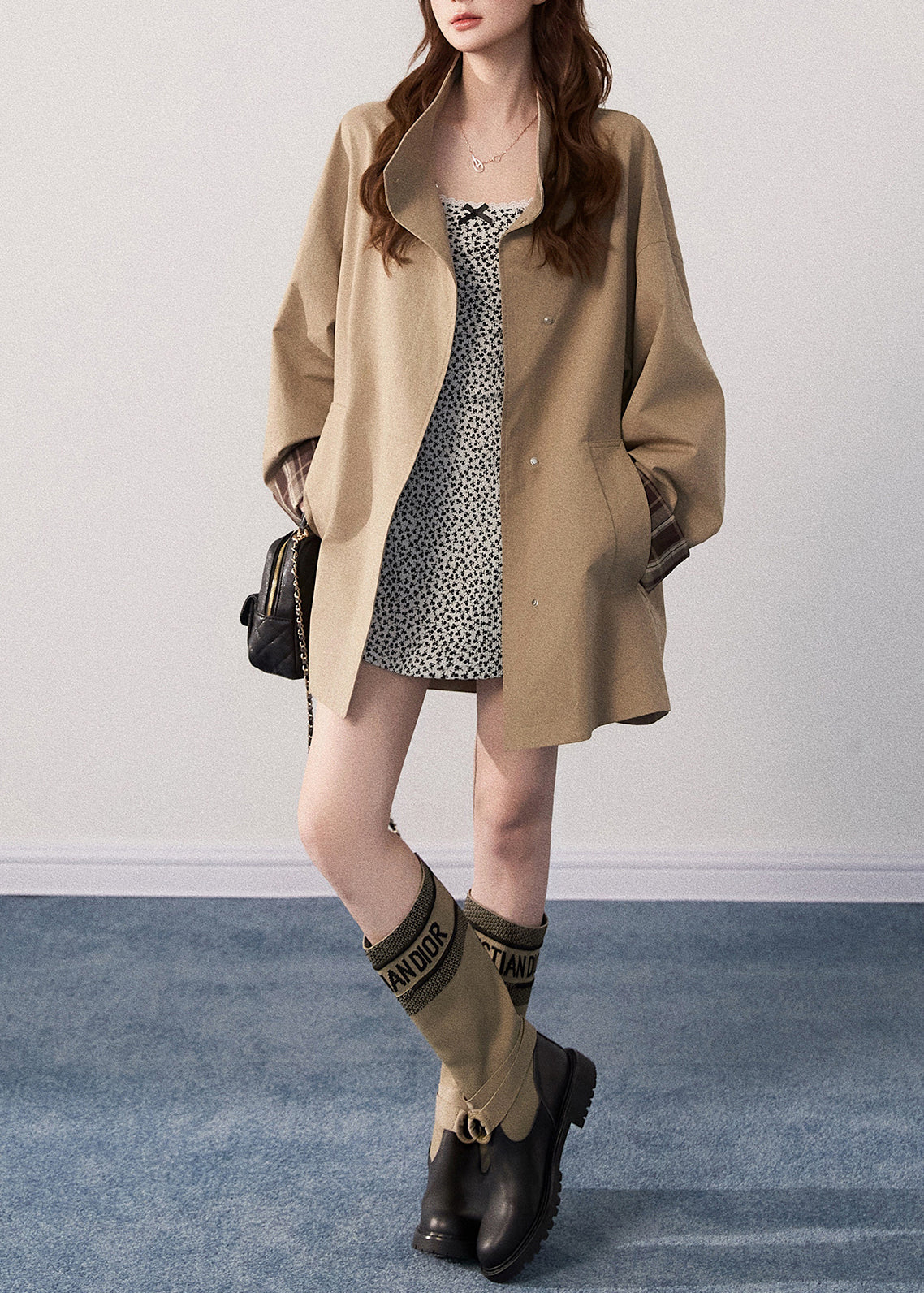 A Vintage Style Coat with Delicate Timeless Details