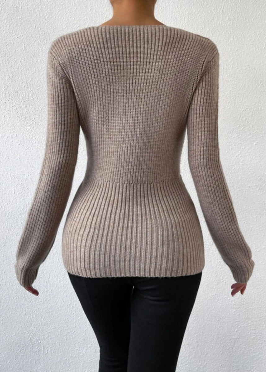 A Vintage Style Sweater with Delicate Timeless Details