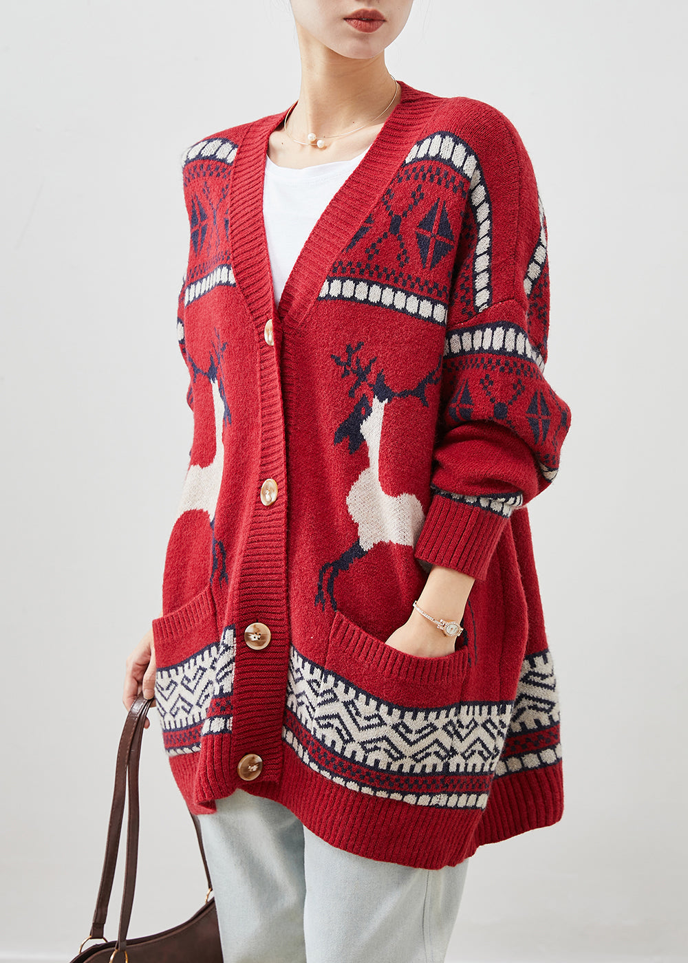 A Vintage Style Cardigan with Delicate Timeless Details