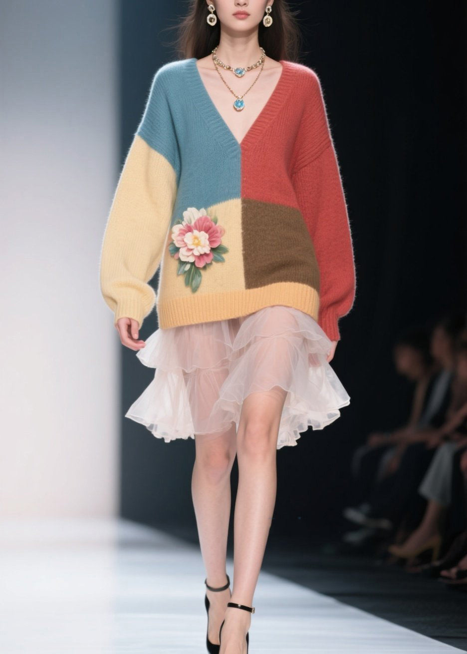 Vintage Inspired Sweater with a Contemporary Edge