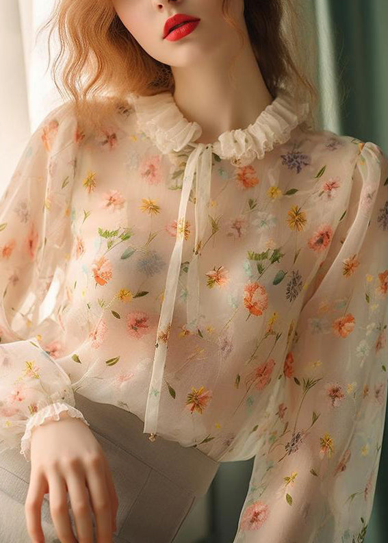 A Vintage Style Shirt with Delicate Timeless Details